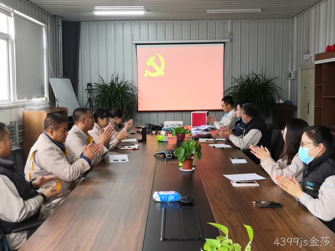 4399js金莎公司成立党支部暨第一次党员大会